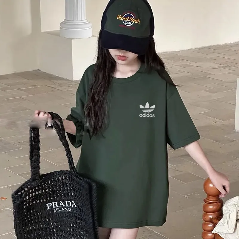 【90-160cm】毎日着たくなる 軽やか デイリーウェア カジュアル 女の子 半袖 Ｔシャツ