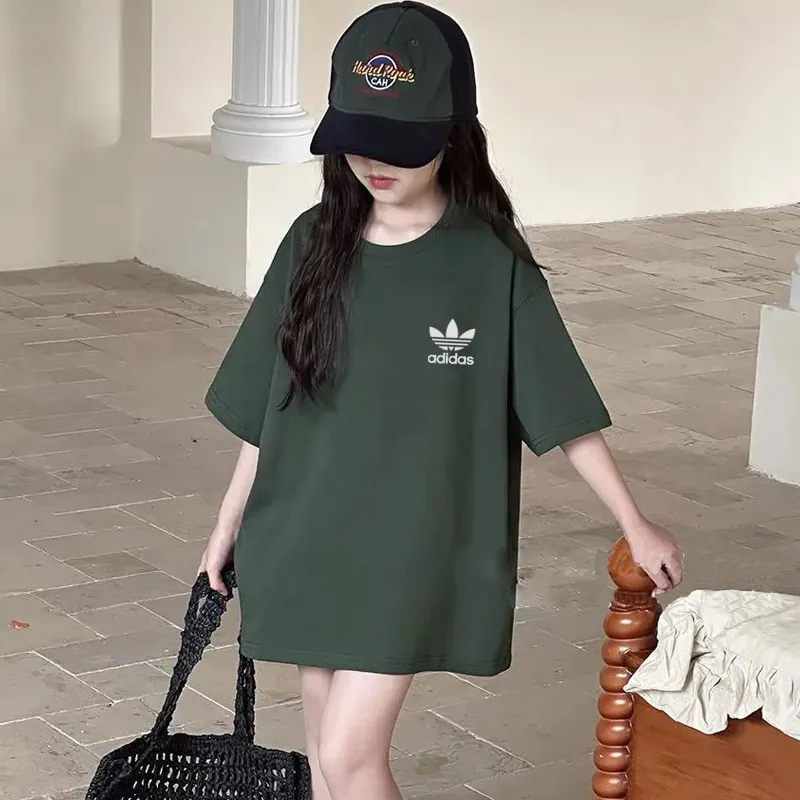 【90-160cm】毎日着たくなる 軽やか デイリーウェア カジュアル 女の子 半袖 Ｔシャツ