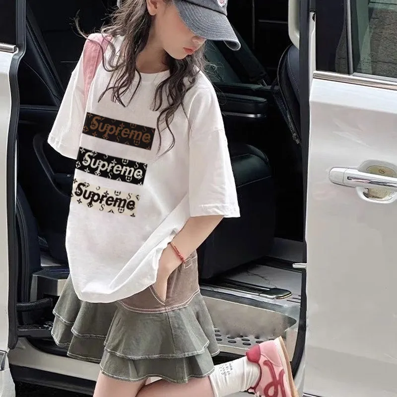 【90-160cm】オシャレ度高め 爆売れ中 おしゃれ スタイリッシュ 女の子 半袖 Ｔシャツ