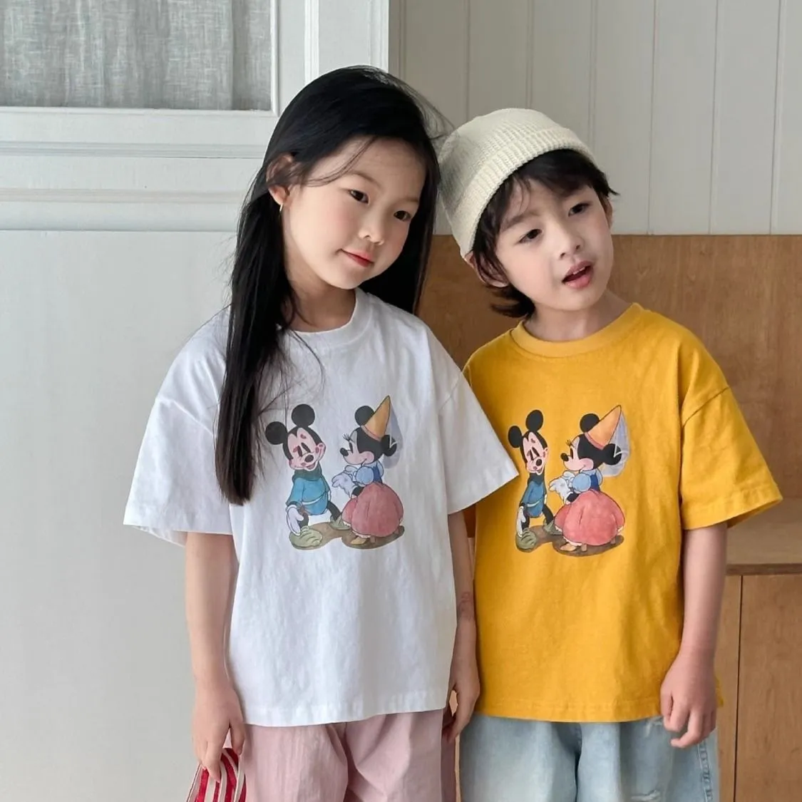 【90-150cm】元気いっぱい 大注目 カートゥーン 可愛い 通気性抜群 半袖 Ｔシャツ