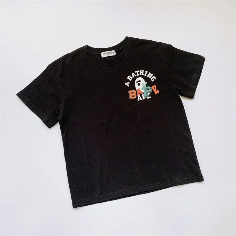 【90-160cm】よく売れる カッコイイ 人気 トレンド 合わせやすい 男の子 Tシャツ