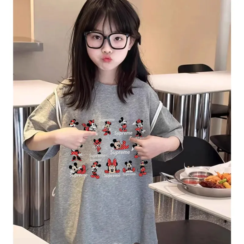 【90-160cm】オシャレ度高め 爆売れ中 可愛い カジュアル 女の子 半袖 Ｔシャツ