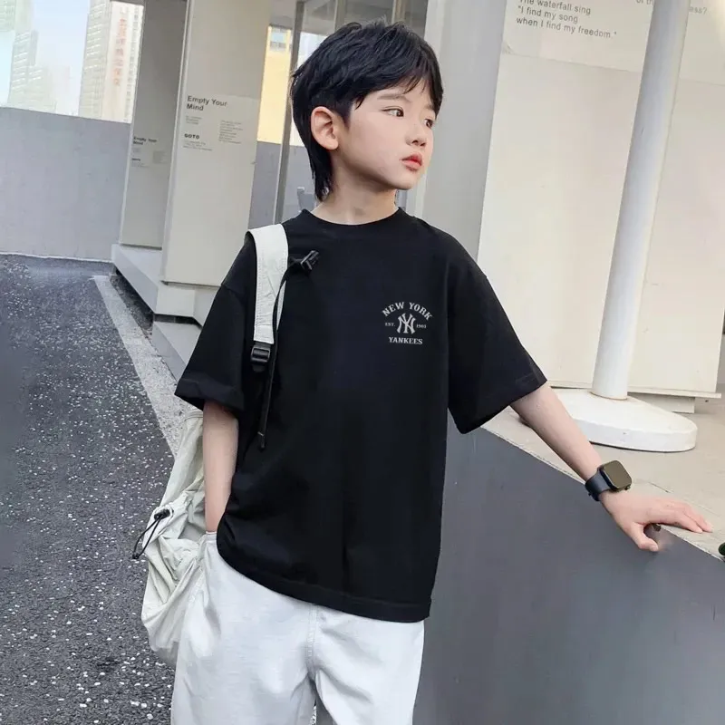 【90-160cm】トレンド感たっぷり 大活躍 アルファベット カジュアル 男の子 半袖 Ｔシャツ