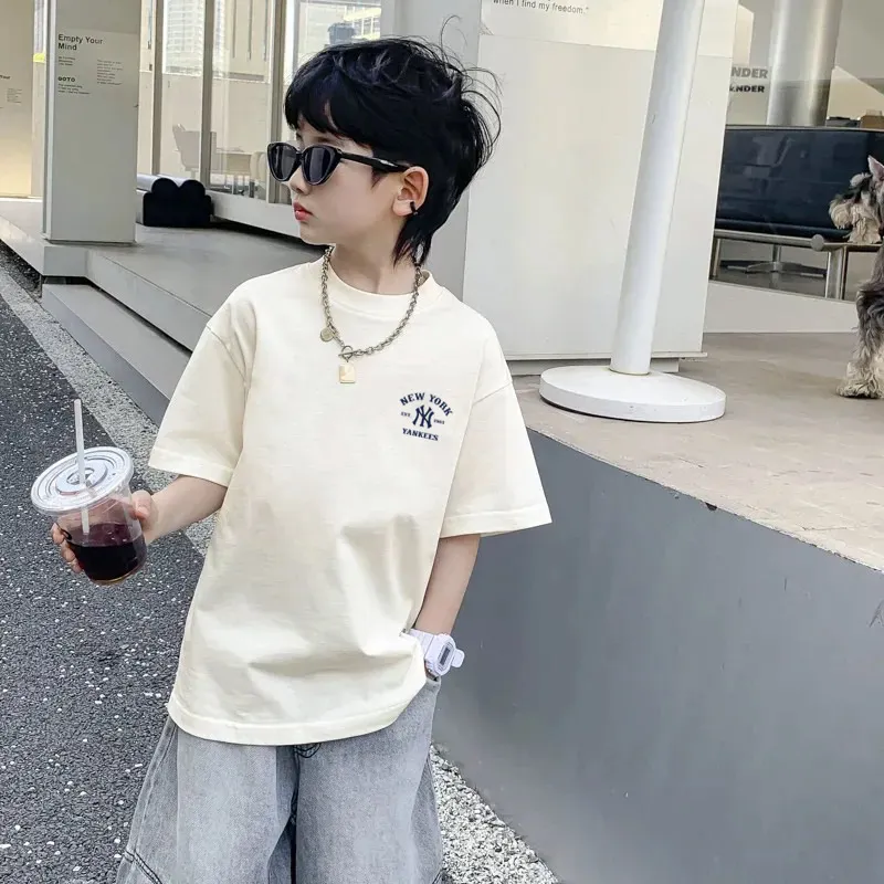 【90-160cm】トレンド感たっぷり 大活躍 アルファベット カジュアル 男の子 半袖 Ｔシャツ