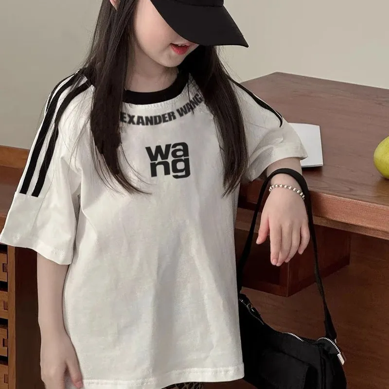 【90-150cm】二点セット 単品注文OK 絶対欲しい  トレンド  女の子 半袖 Ｔシャツ＋ショートパンツ セット