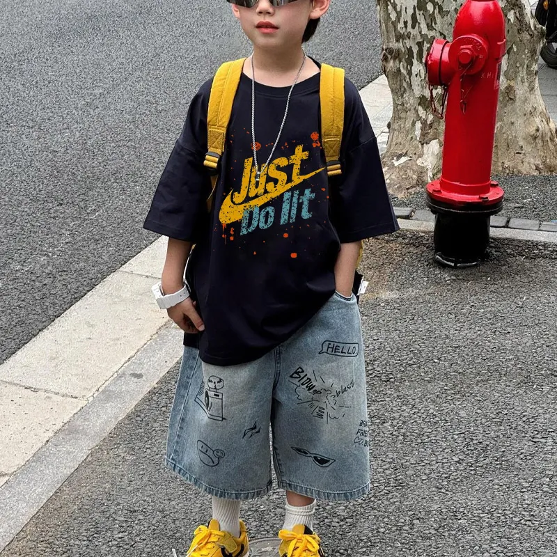 【90-160cm】おしゃれキッズ必見 おすすめ カジュアル カッコイイ 男の子 半袖 Ｔシャツ