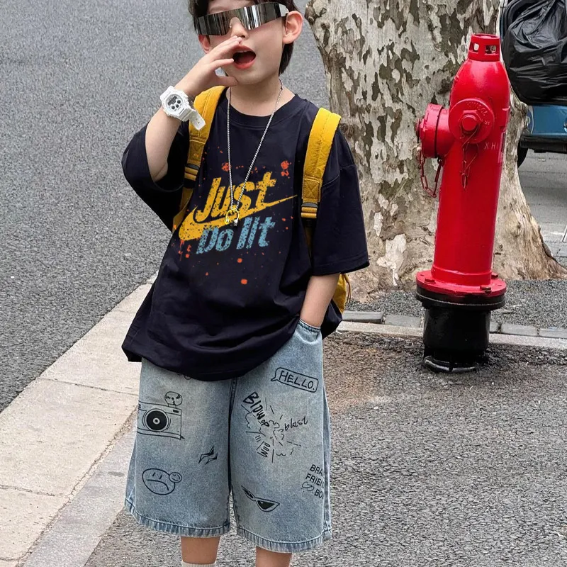 【90-160cm】おしゃれキッズ必見 おすすめ カジュアル カッコイイ 男の子 半袖 Ｔシャツ