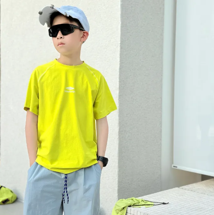 【100-170cm】絶対後悔しない 爆売れ中 涼しく快適 カジュアル 男の子 半袖 Ｔシャツ