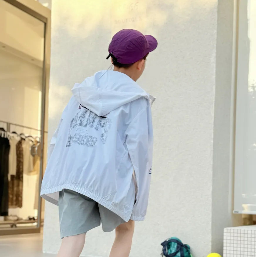 【100-170cm】リラックス感ある 大活躍 トレンド  カジュアル UV対策 男の子 アウター