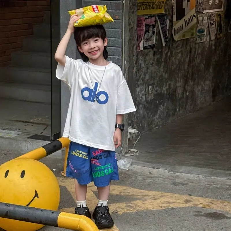 【90-160cm】話題沸騰中 大注目 カジュアル シンプル 着やすい  男の子 半袖 Ｔシャツ