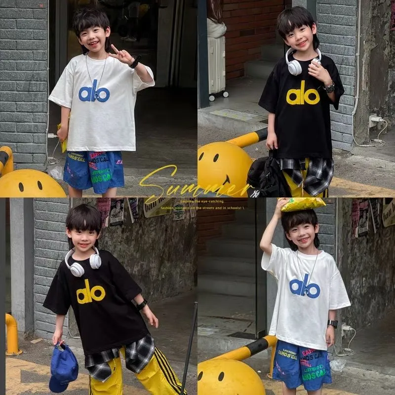 【90-160cm】話題沸騰中 大注目 カジュアル シンプル 着やすい  男の子 半袖 Ｔシャツ