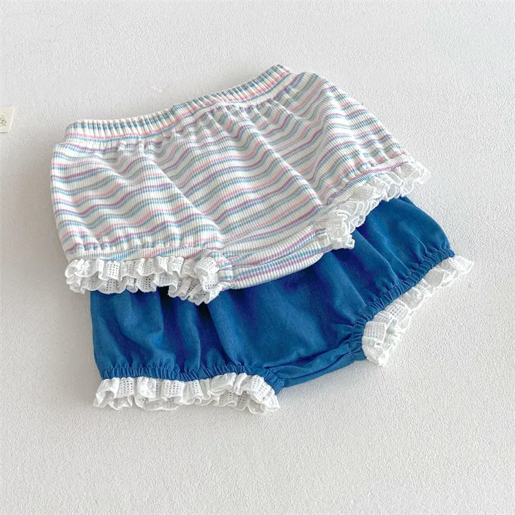 【73-100cm】二点セット好感度100％  可愛い 快適 デイリーにぴったり タンクトップ＋ショートパンツ セット