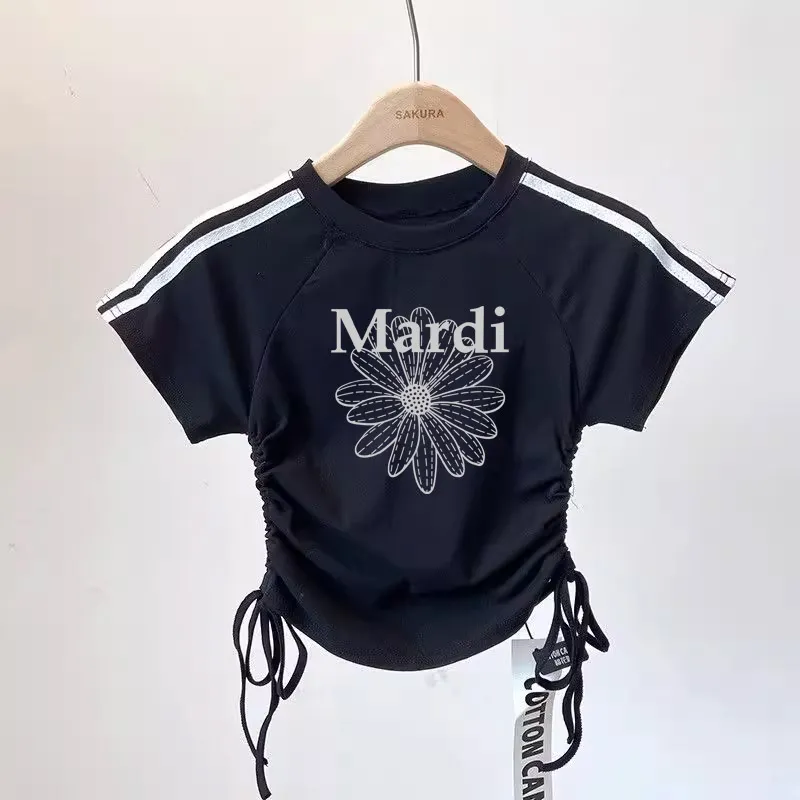 【80-150cm】トレンド感たっぷり 大注目 おしゃれ カジュアル 着やすい 女の子 半袖 Ｔシャツ