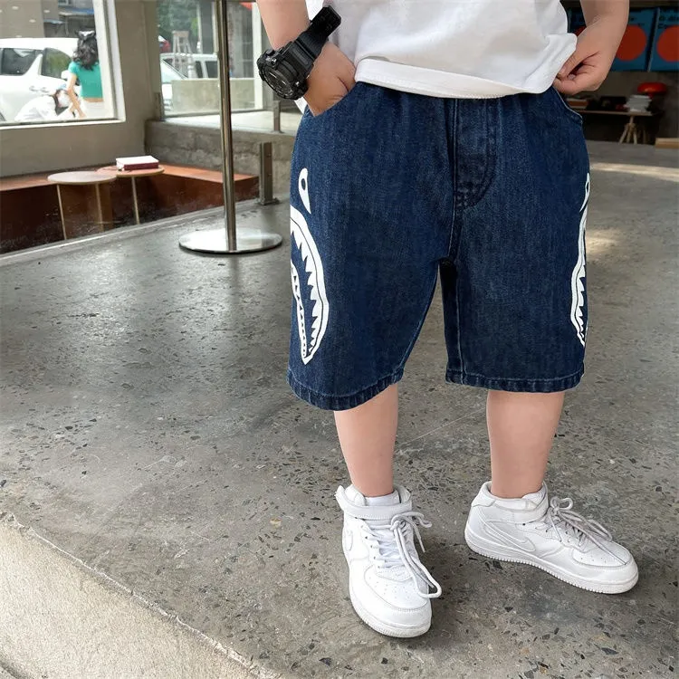 【90-150cm】これを逃す手はない 爆売れ中 カッコイイ 履きやすい 男の子 デニム ショートパンツ