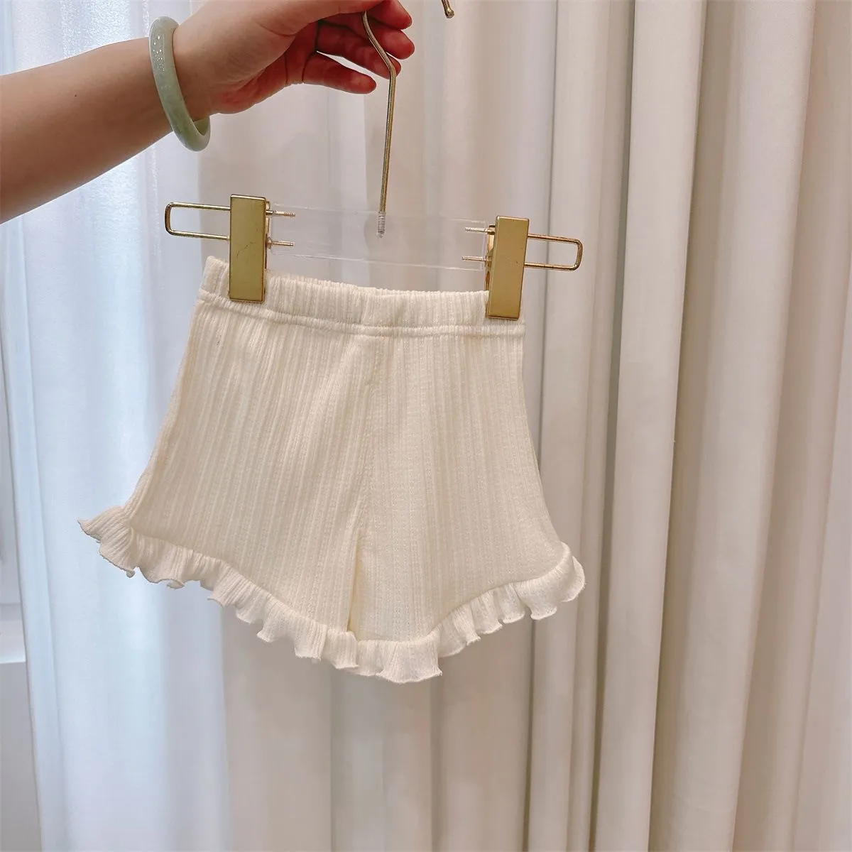 【73-100cm】二点セット 単品注文OK 口コミ高評価 可愛いフリル 着心地抜群 ベビー タンクトップ＋ショートパンツ セットアップ