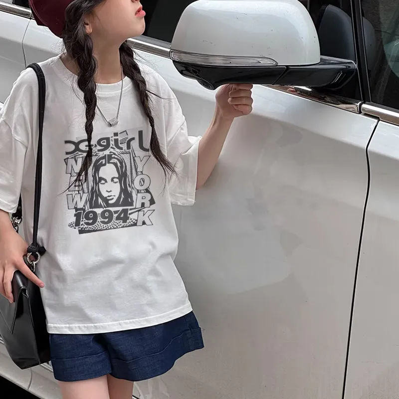 【90-160cm】トレンド感たっぷり 売れ筋 カジュアル  プリント 女の子 半袖 Ｔシャツ