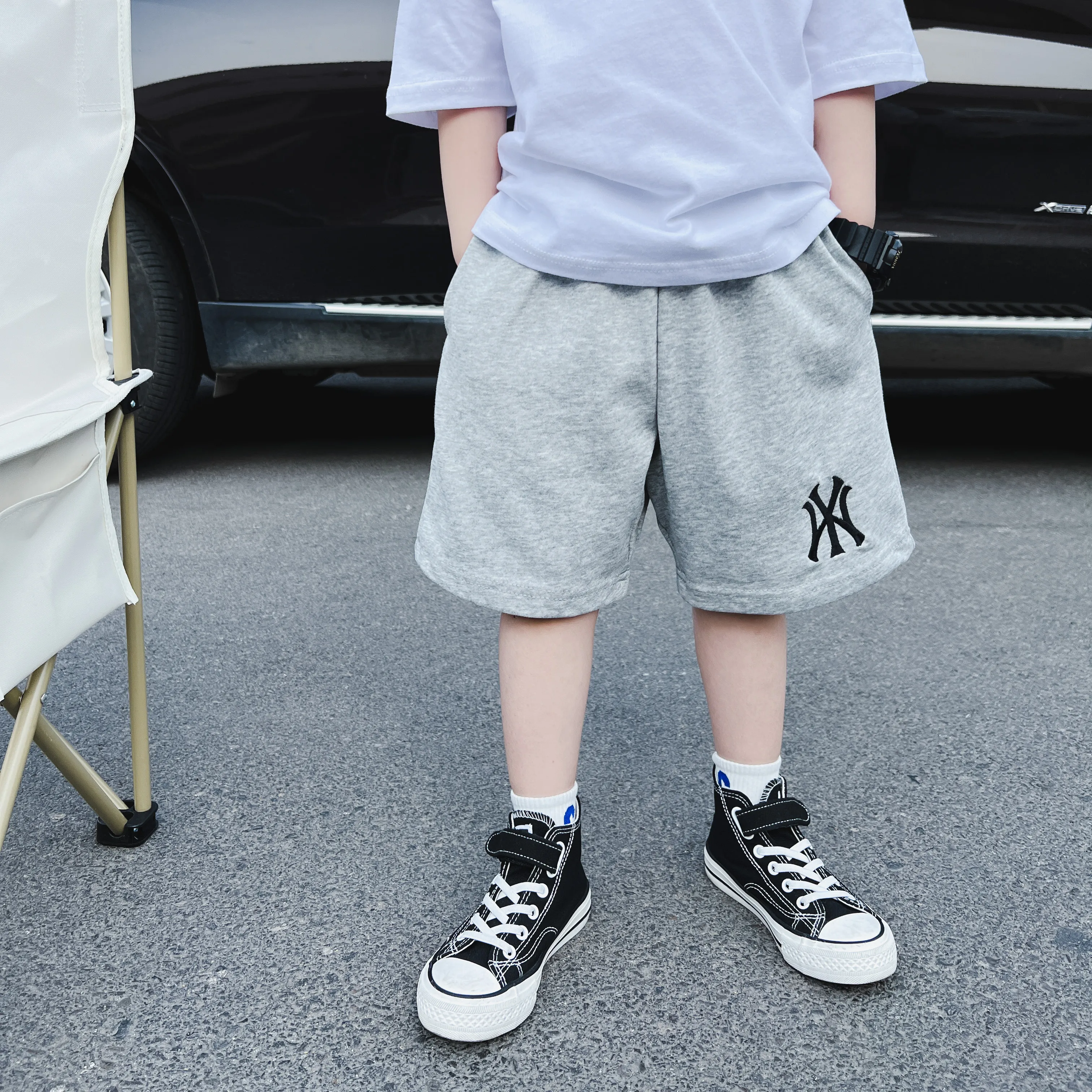 【90-160cm】人気爆発中 売れ筋 カジュアル シンプル 刺繍 履きやすい 男の子 ショートパンツ