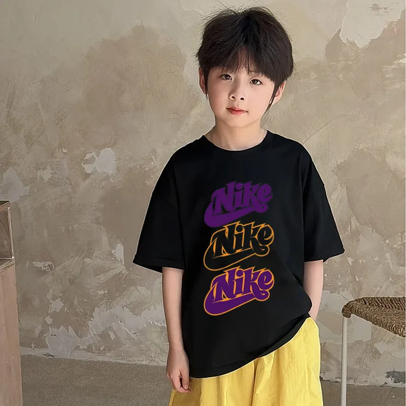 【90-160cm】見逃し厳禁 通気性 高品質  ストリート 男の子 半袖 Ｔシャツ