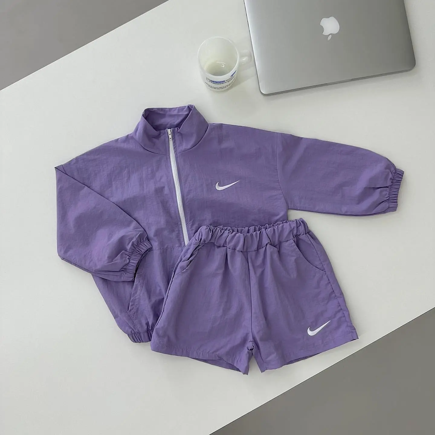 【80-140cm】三点セット 超人気商品 売れ筋 刺繍 UV対策 アウター＋Ｔシャツ＋ショートパンツ セットアップ