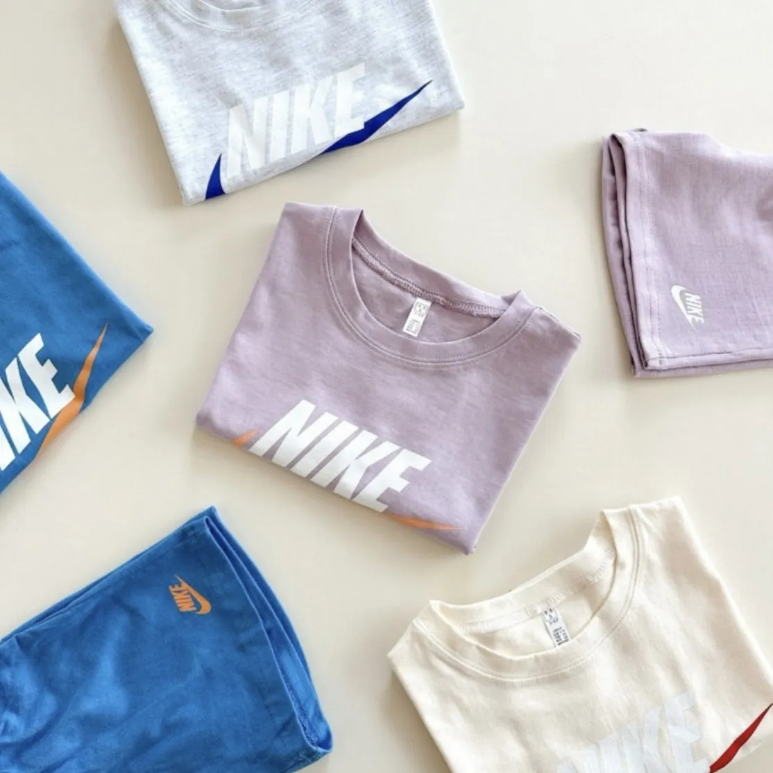 【80-130cm】二点セット 元気いっぱい カジュアル 快適 多色展開 半袖 Ｔシャツ＋ショートパンツ セットアップ