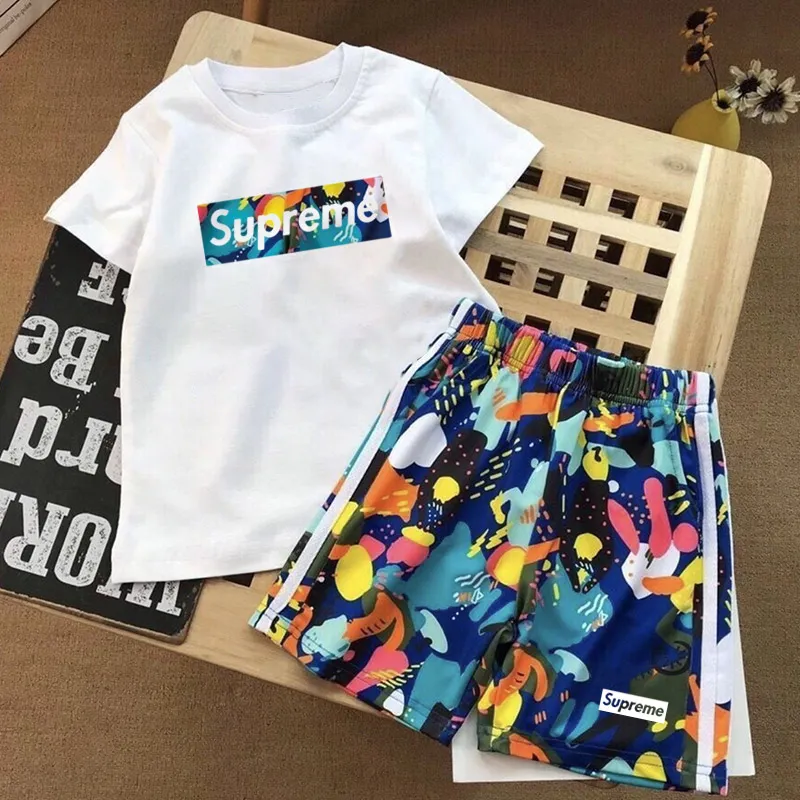 【90-160cm】二点セット 単品注文可 よく売れる カジュアル 快適 着心地いい Tシャツ+ショートパンツ セットアップ
