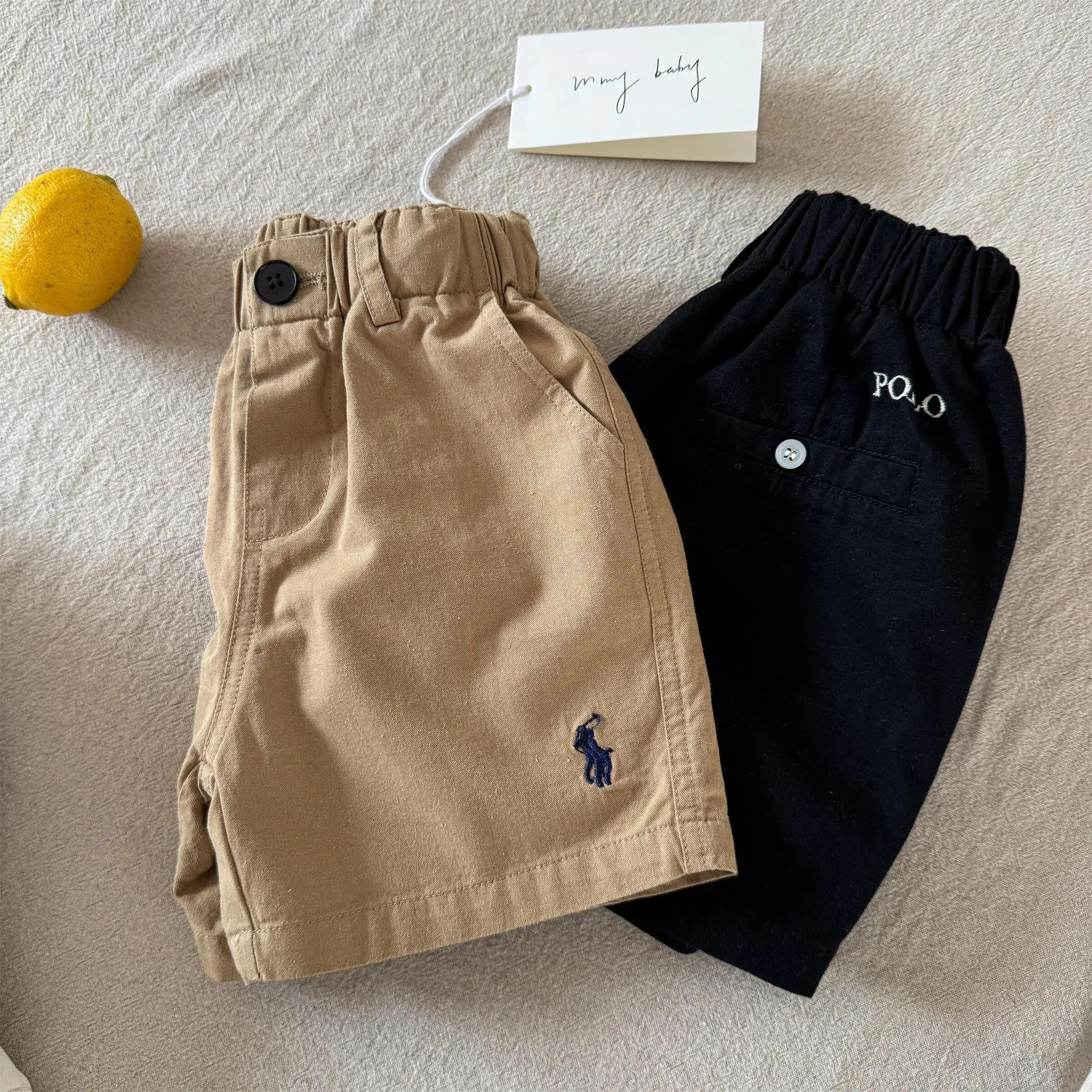 【90-140cm】今季大注目 シンプル トレンド 合わせやすい 着せやすい 半袖 ショートパンツ