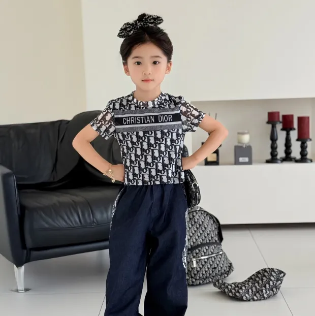 【100-165cm】トレンド感満点 大人気 品質満点 おしゃれ 通気性抜群 女の子 半袖 Ｔシャツ