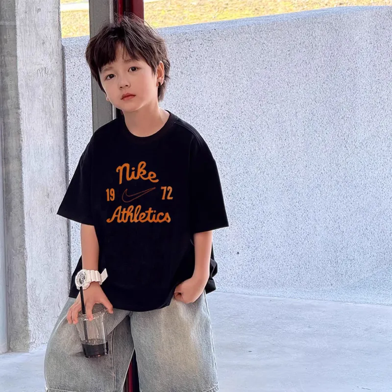 【90-160cm】モード感アップ 大活躍 クール カジュアル 着やすい 男の子 半袖 Ｔシャツ