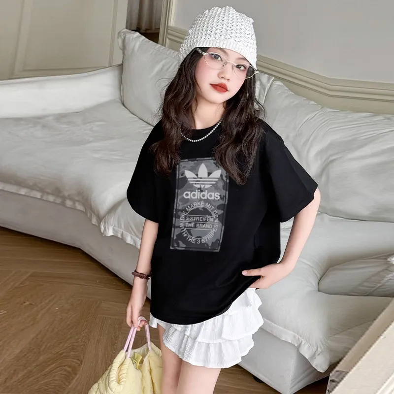 【90-160cm】トレンド感満載 大人気 トレンド カジュアル 女の子 半袖 Ｔシャツ