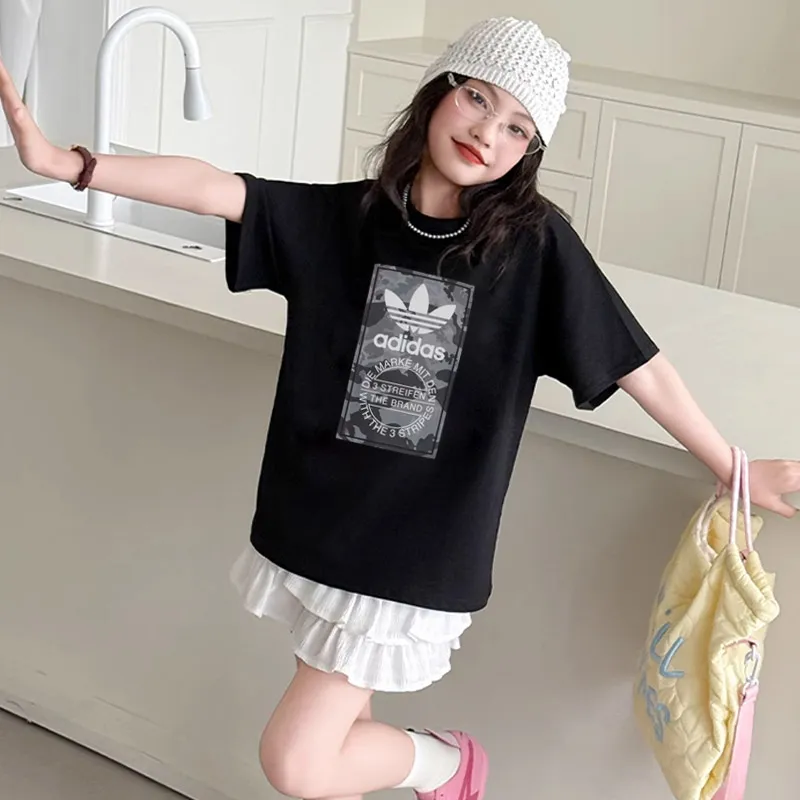【90-160cm】トレンド感満載 大人気 トレンド カジュアル 女の子 半袖 Ｔシャツ