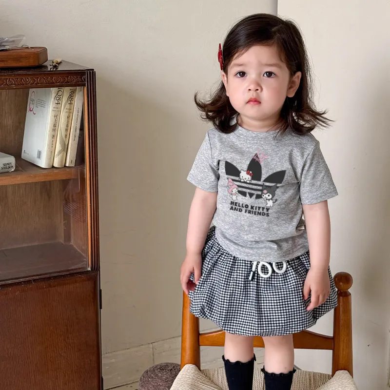 【90-150cm】おしゃれキッズ必見 大人気 キュート 肌触り良い 女の子 半袖 Ｔシャツ