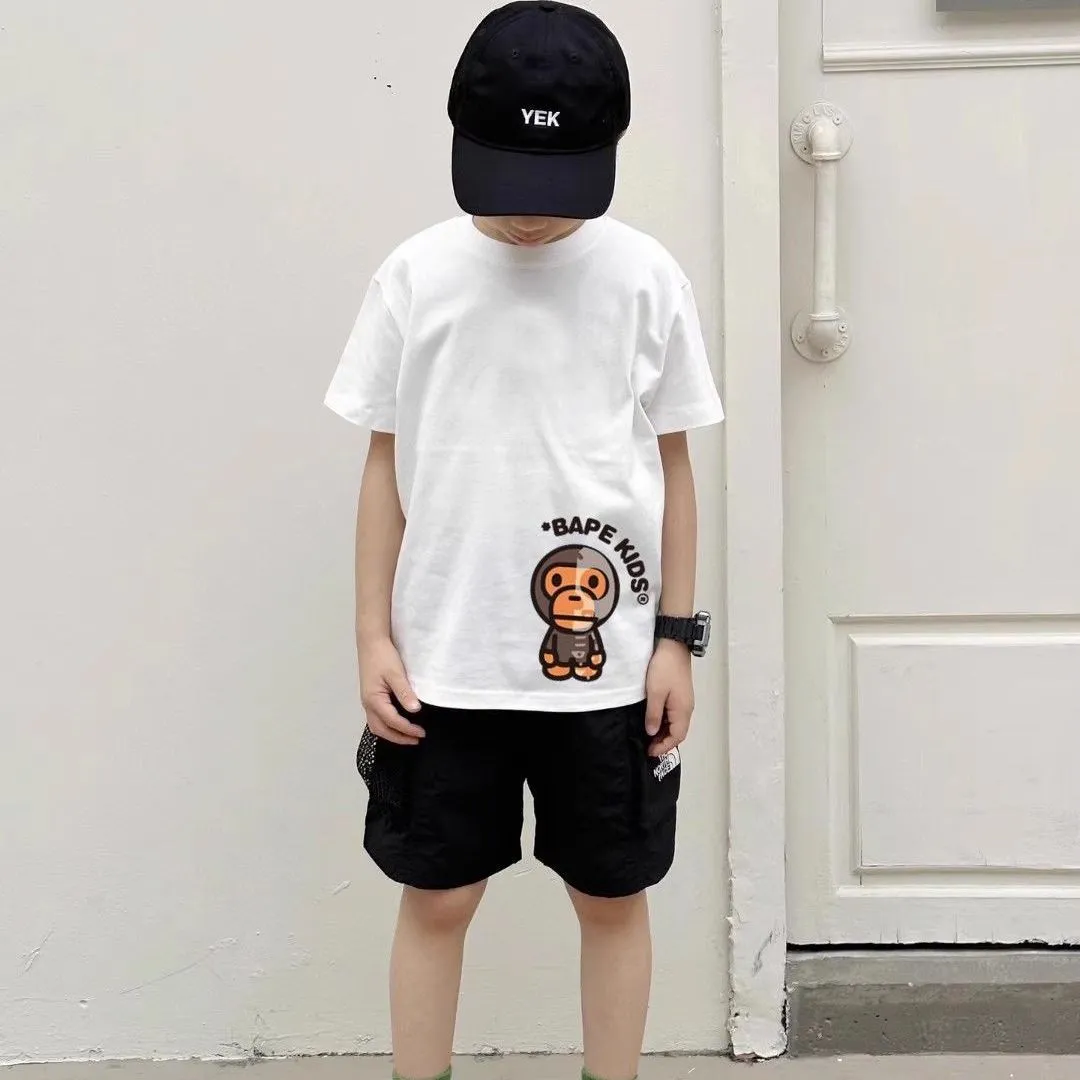 【90-160cm】コンフォート感抜群 爆売れ中 カジュアル お出かけに 男の子 半袖 Ｔシャツ