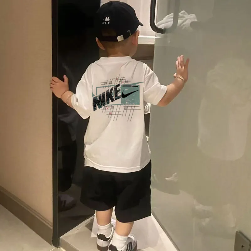 【90-160cm】二点セット 単品注文OK デイリー使いに最適 動きやすさ抜群 半袖 Ｔシャツ+ショートパンツ セットアップ