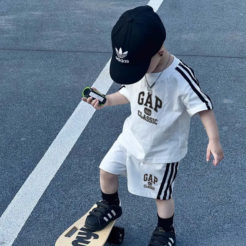 【80-160cm】二点セット 単品注文可 可愛い 楽チン 半袖Ｔシャツ＋ショートパンツ セットアップ