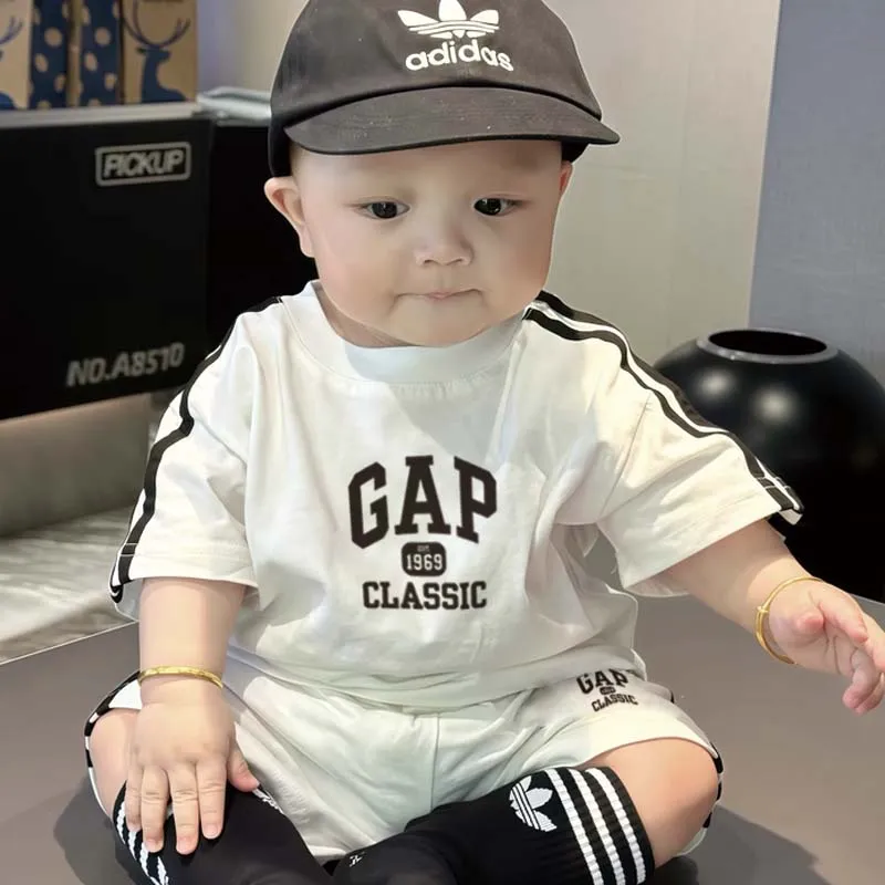 【80-160cm】二点セット 単品注文可 可愛い 楽チン 半袖Ｔシャツ＋ショートパンツ セットアップ