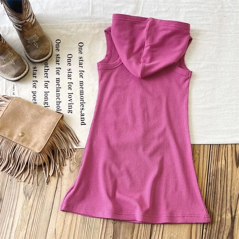 【90-150cm】ママたちに大好評 今季大注目 カジュアル ガーリー 快適 女の子 ノースリーブ ワンピース