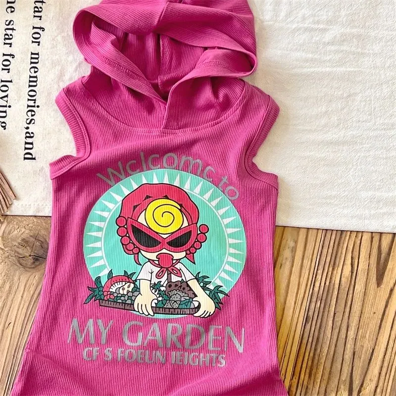 【90-150cm】ママたちに大好評 今季大注目 カジュアル ガーリー 快適 女の子 ノースリーブ ワンピース