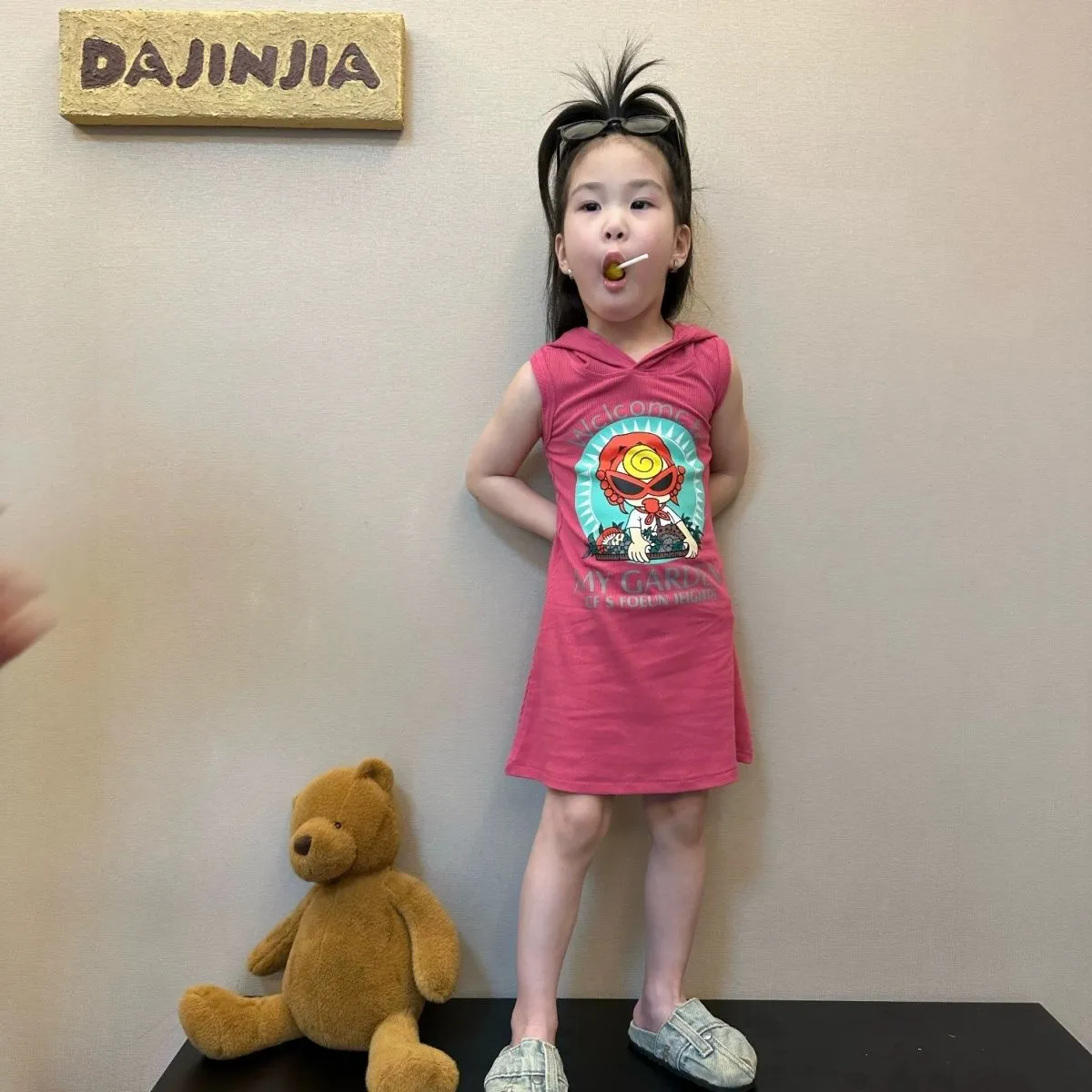 【90-150cm】ママたちに大好評 今季大注目 カジュアル ガーリー 快適 女の子 ノースリーブ ワンピース