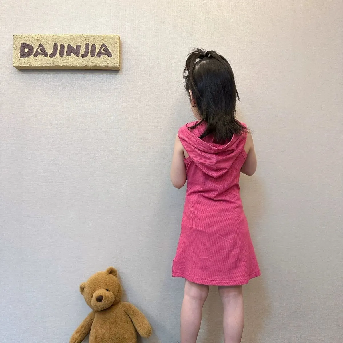 【90-150cm】ママたちに大好評 今季大注目 カジュアル ガーリー 快適 女の子 ノースリーブ ワンピース