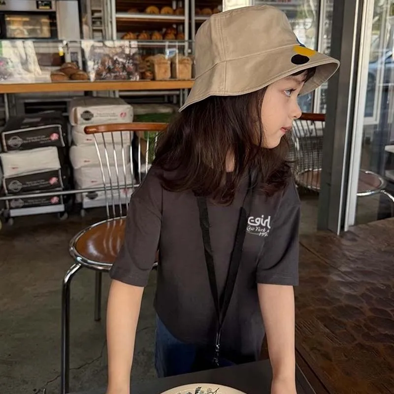 【90-160cm】取り入れたい 好感度UP オシャレ カジュアル 女の子 半袖 Ｔシャツ