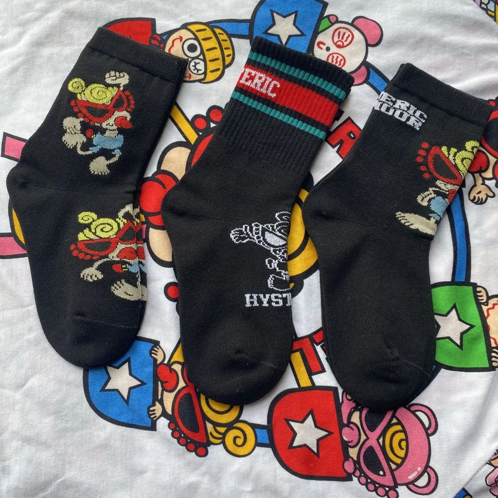 【三足セット】目を奪われる 大注目 カジュアル カラフル 履きやすい キッズ ソックス