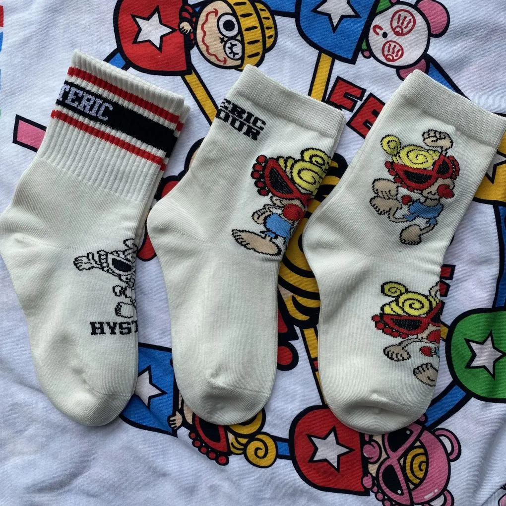 【三足セット】目を奪われる 大注目 カジュアル カラフル 履きやすい キッズ ソックス