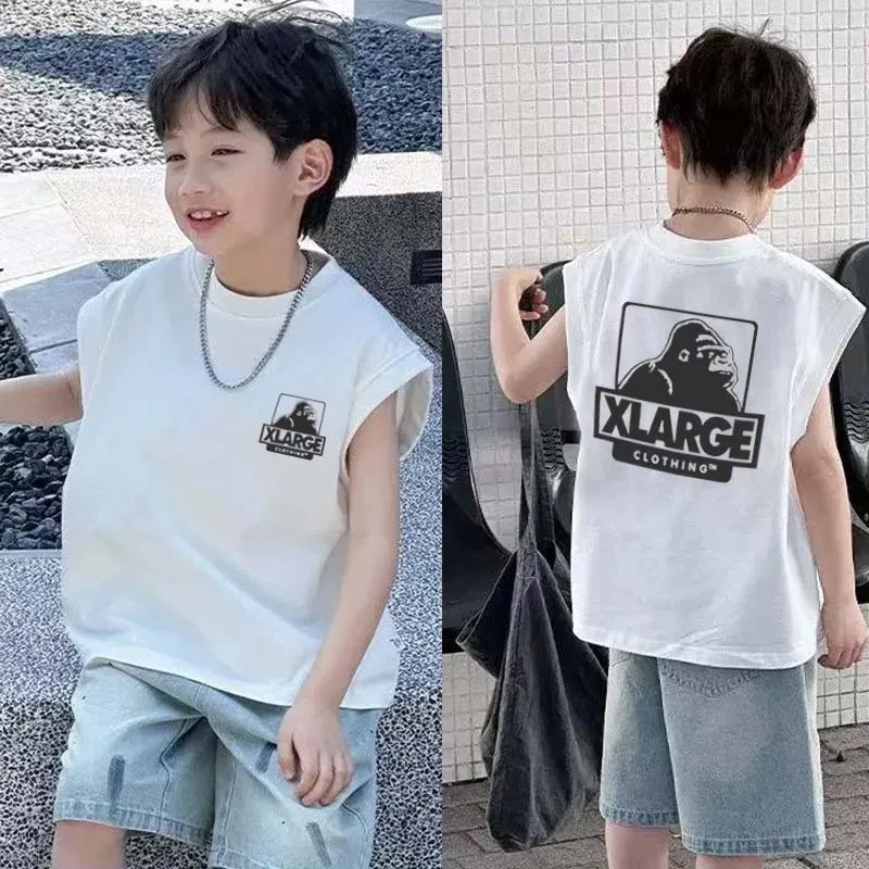 【90-160cm】着回し最強 爆売れ中 カジュアル トレンド  涼しく快適 男の子 タンクトップ