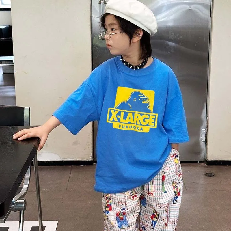 【90-160cm】目を奪われる 売れ筋 カジュアル ストリート 男の子 半袖 Ｔシャツ