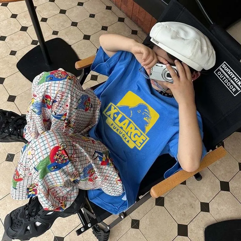 【90-160cm】目を奪われる 売れ筋 カジュアル ストリート 男の子 半袖 Ｔシャツ