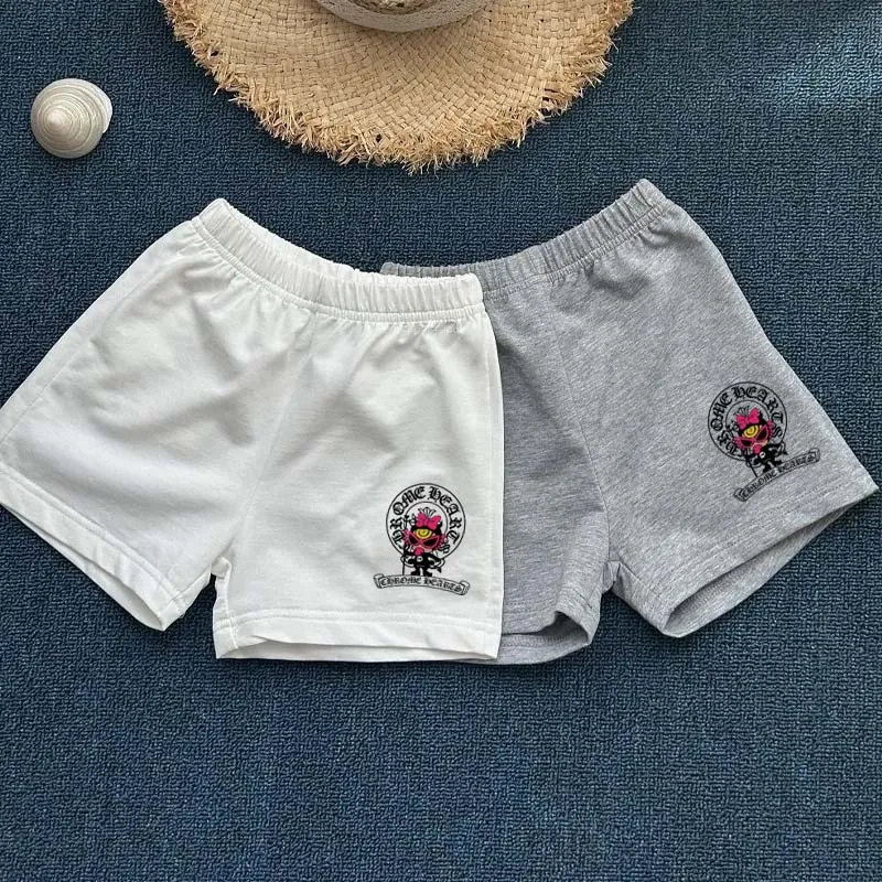 【90-160cm】毎日着たくなる 好感度UP プリント 快適 クール 女の子 半袖Ｔシャツ/ショートパンツ