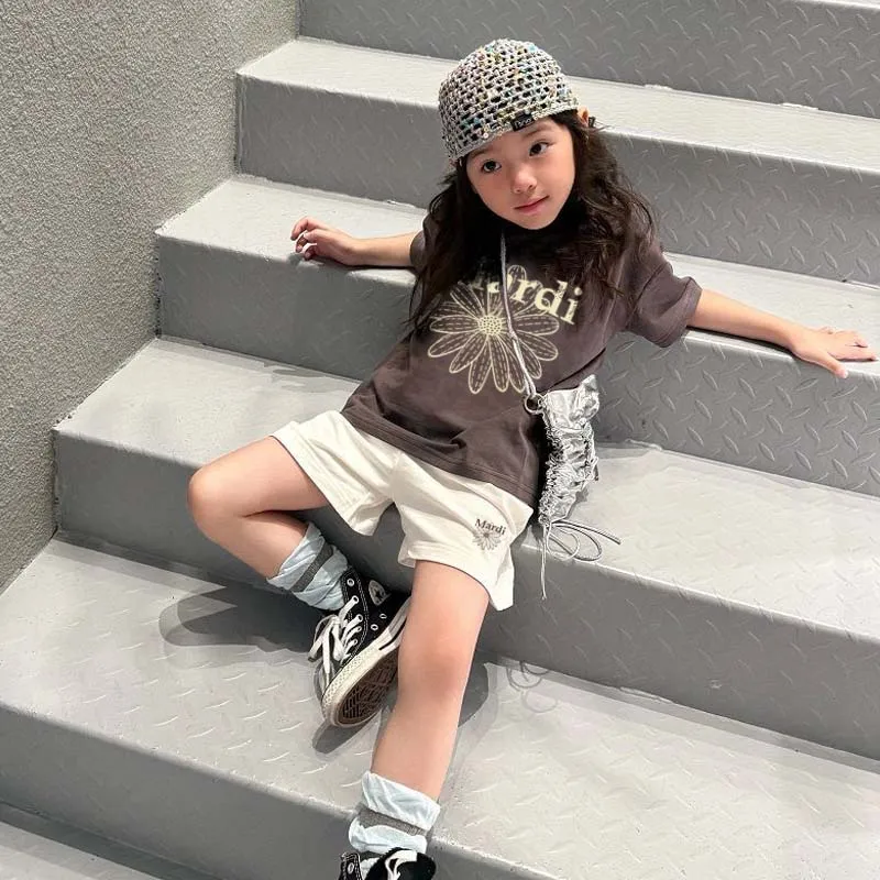 【90-160cm】元気いっぱい 爆売れ中 オシャレ カジュアル 女の子 半袖Ｔシャツ/ショートパンツ