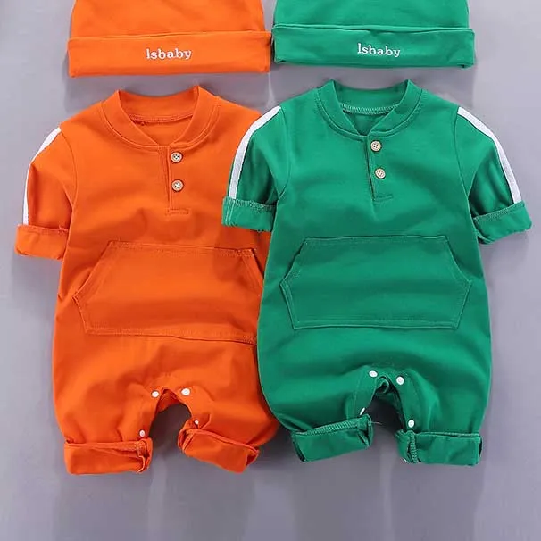 【59-90cm】オススメ おしゃれ 無地 アルファベット 新生児 赤ちゃん ロンパース