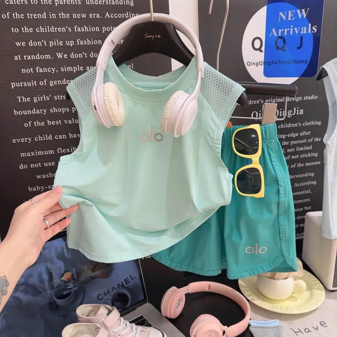 【80-170cm】二点セット 絶対欲しい 大人気 カジュアル 吸汗速乾 半袖Ｔシャツ+ショートパンツ セットアップ