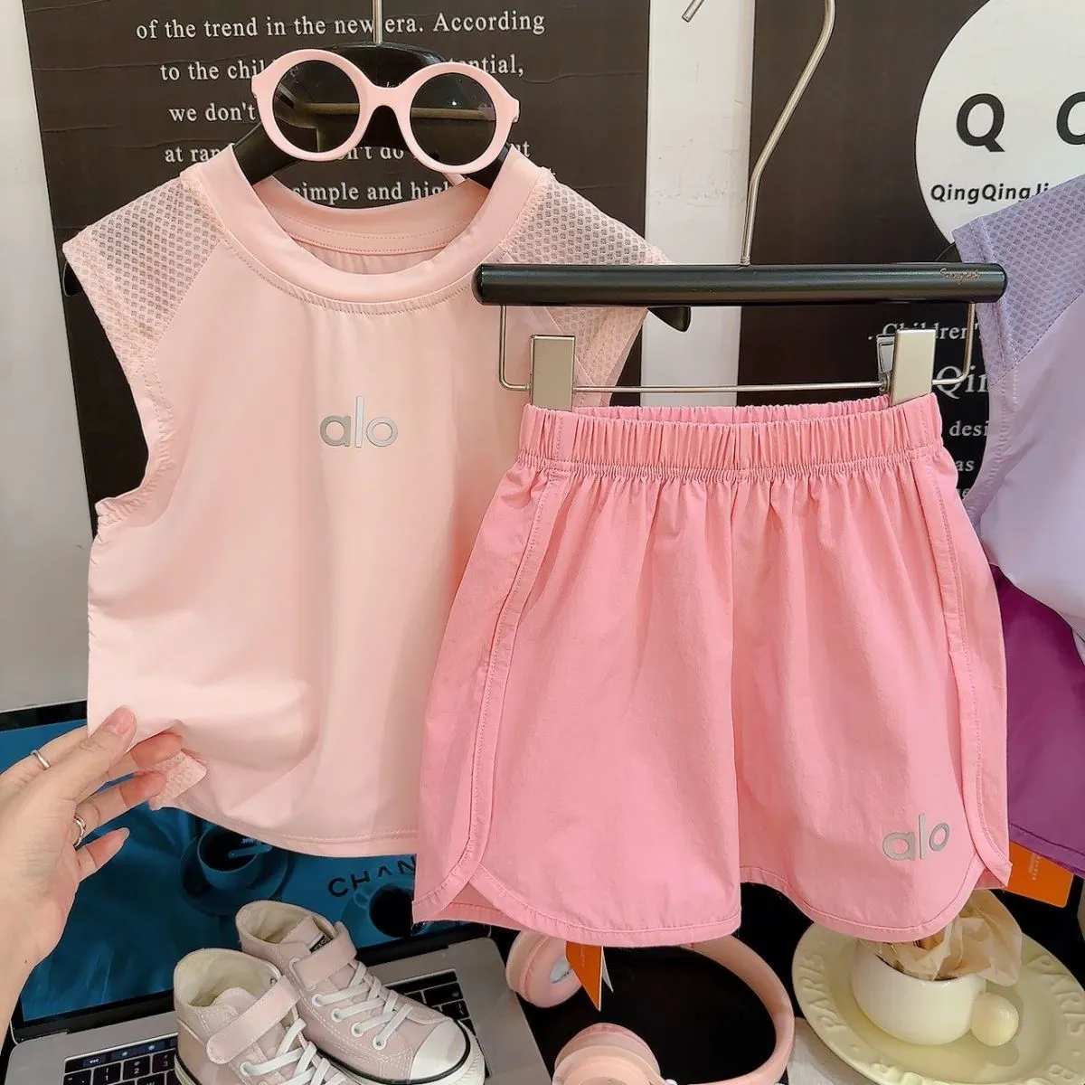 【80-170cm】二点セット 絶対欲しい 大人気 カジュアル 吸汗速乾 半袖Ｔシャツ+ショートパンツ セットアップ